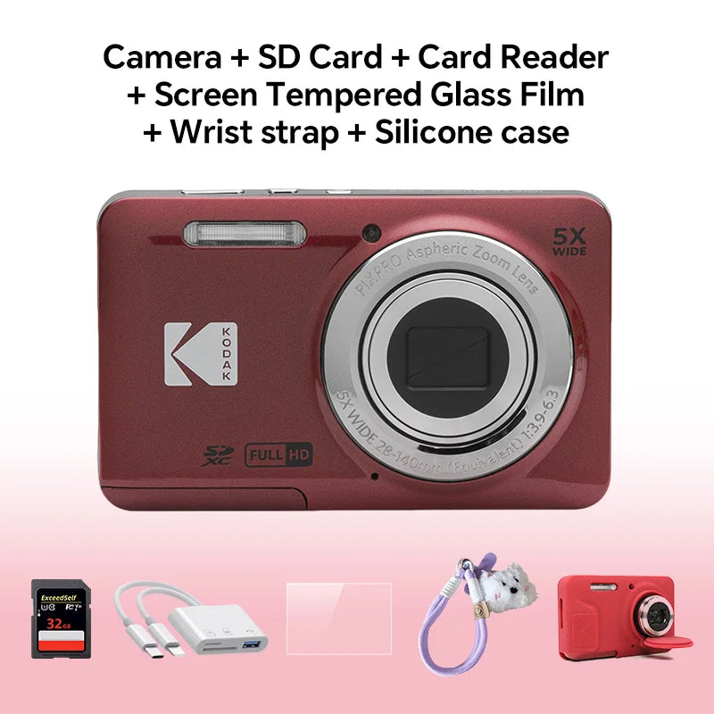 Kodak PIXPRO FZ55 — 16MP 1080P FHD Camera, 2.7" LCD