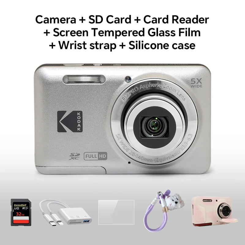 Kodak PIXPRO FZ55 — 16MP 1080P FHD Camera, 2.7" LCD