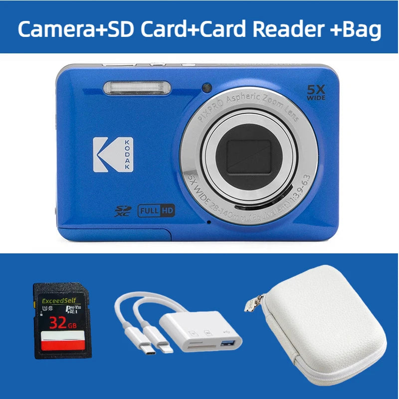 Kodak PIXPRO FZ55 — 16MP 1080P FHD Camera, 2.7" LCD