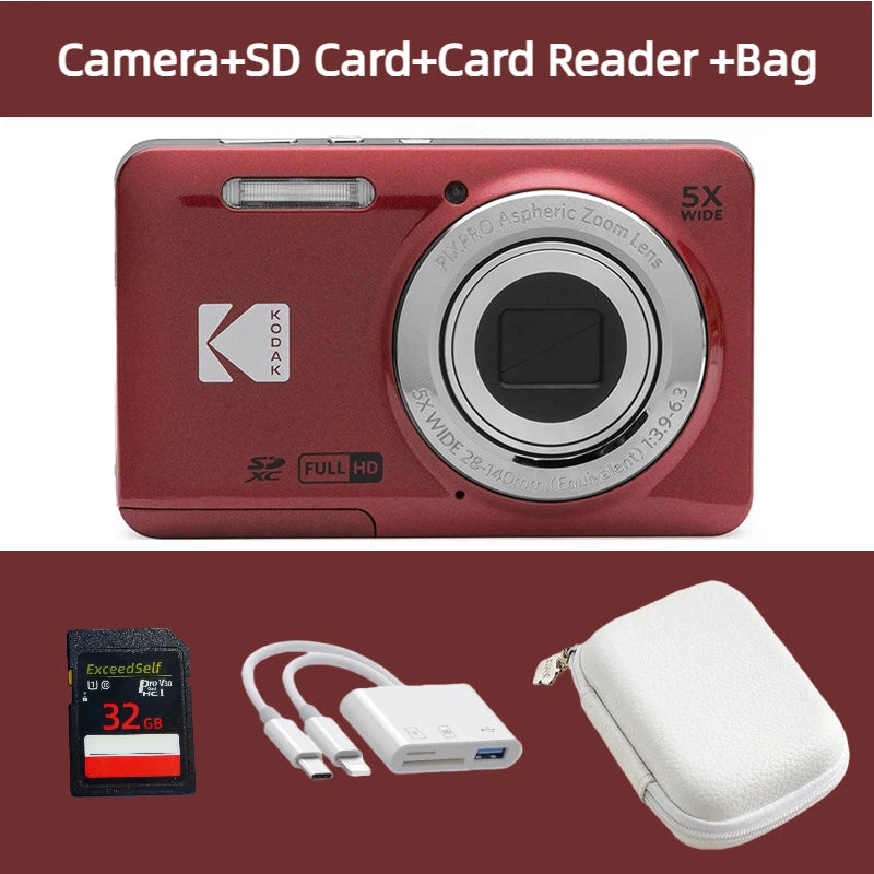 Kodak PIXPRO FZ55 — 16MP 1080P FHD Camera, 2.7" LCD