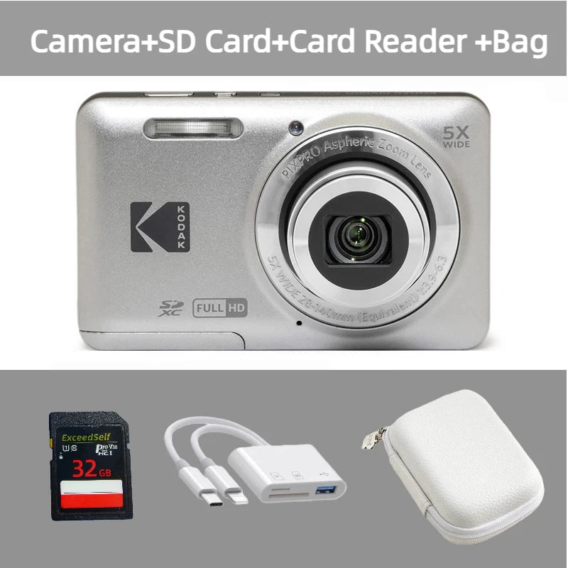 Kodak PIXPRO FZ55 — 16MP 1080P FHD Camera, 2.7" LCD