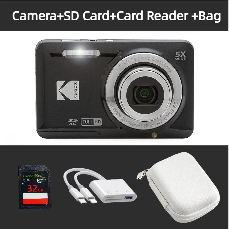 Kodak PIXPRO FZ55 — 16MP 1080P FHD Camera, 2.7" LCD