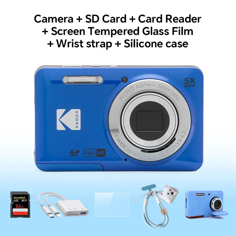 Kodak PIXPRO FZ55 — 16MP 1080P FHD Camera, 2.7" LCD